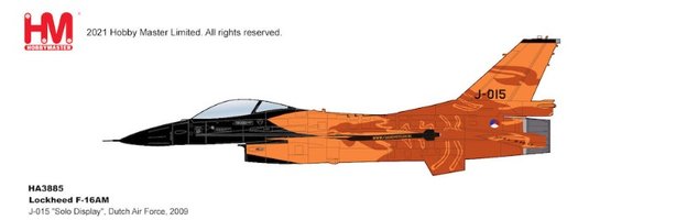 F16AM Fighting Falcon KLU, "Orange Lion" J-015- RNLAF